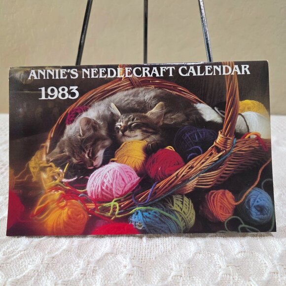 Annie's Needlecraft Calendar Other - 1983 Annie's Needlecraft Calendar Crochet Pattern - 40+ Years Old! - Like New